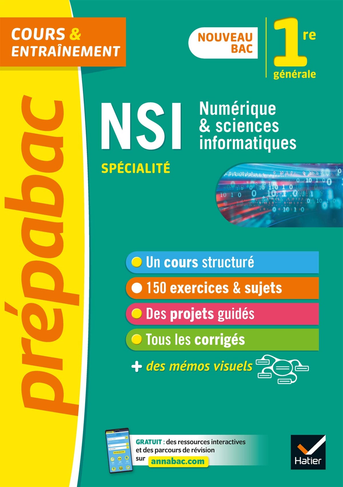 Prépabac NSI 1re générale (spécialité): nouveau programme de Première 9782401052307