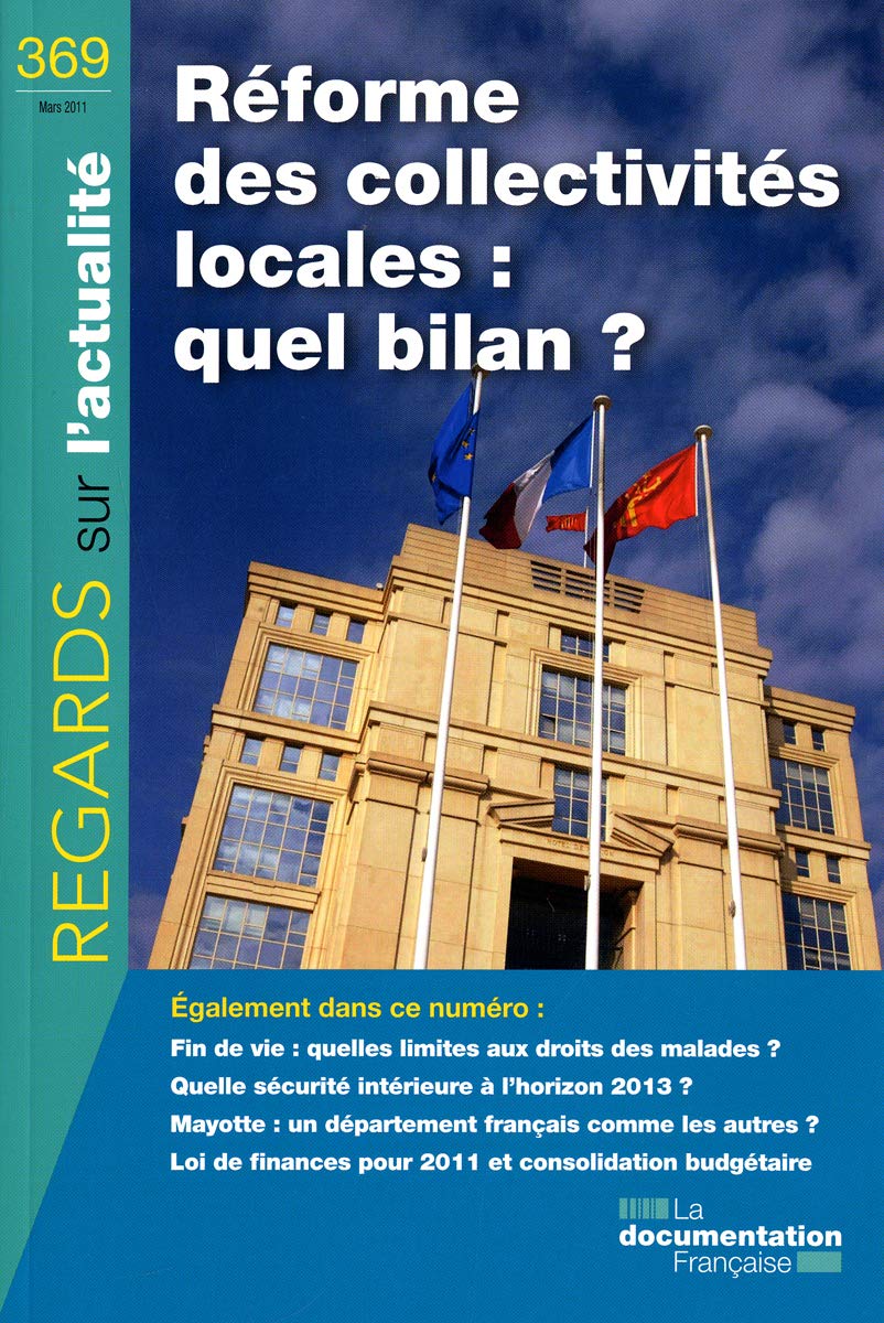 Réforme des collectivités locales : Quel bilan ? n 369 mars 2011 3303332603695