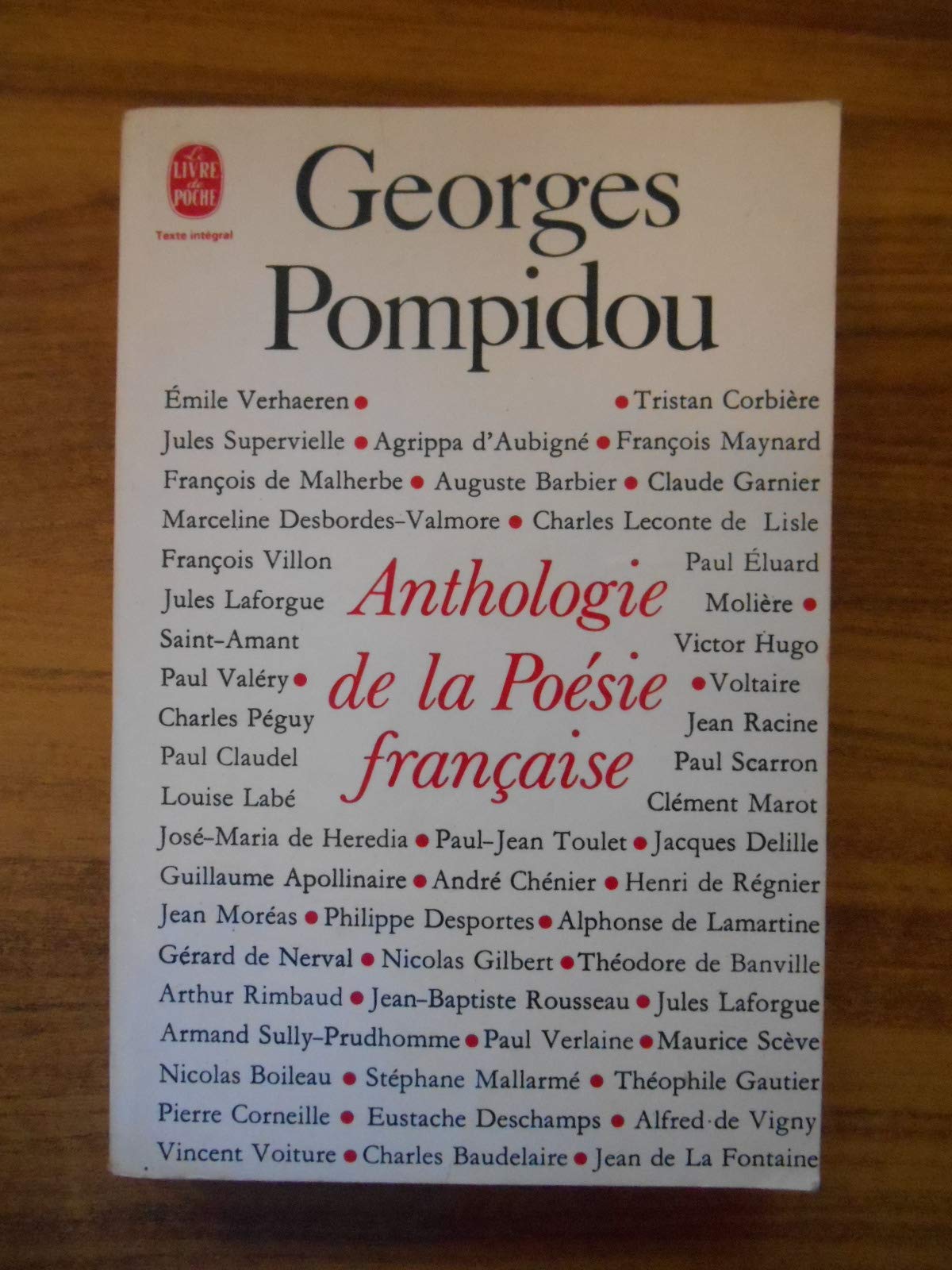 Anthologie de la poesie francaise (Ldp Classiques) by Georges Pompidou(1974-07-01) 8601416430133