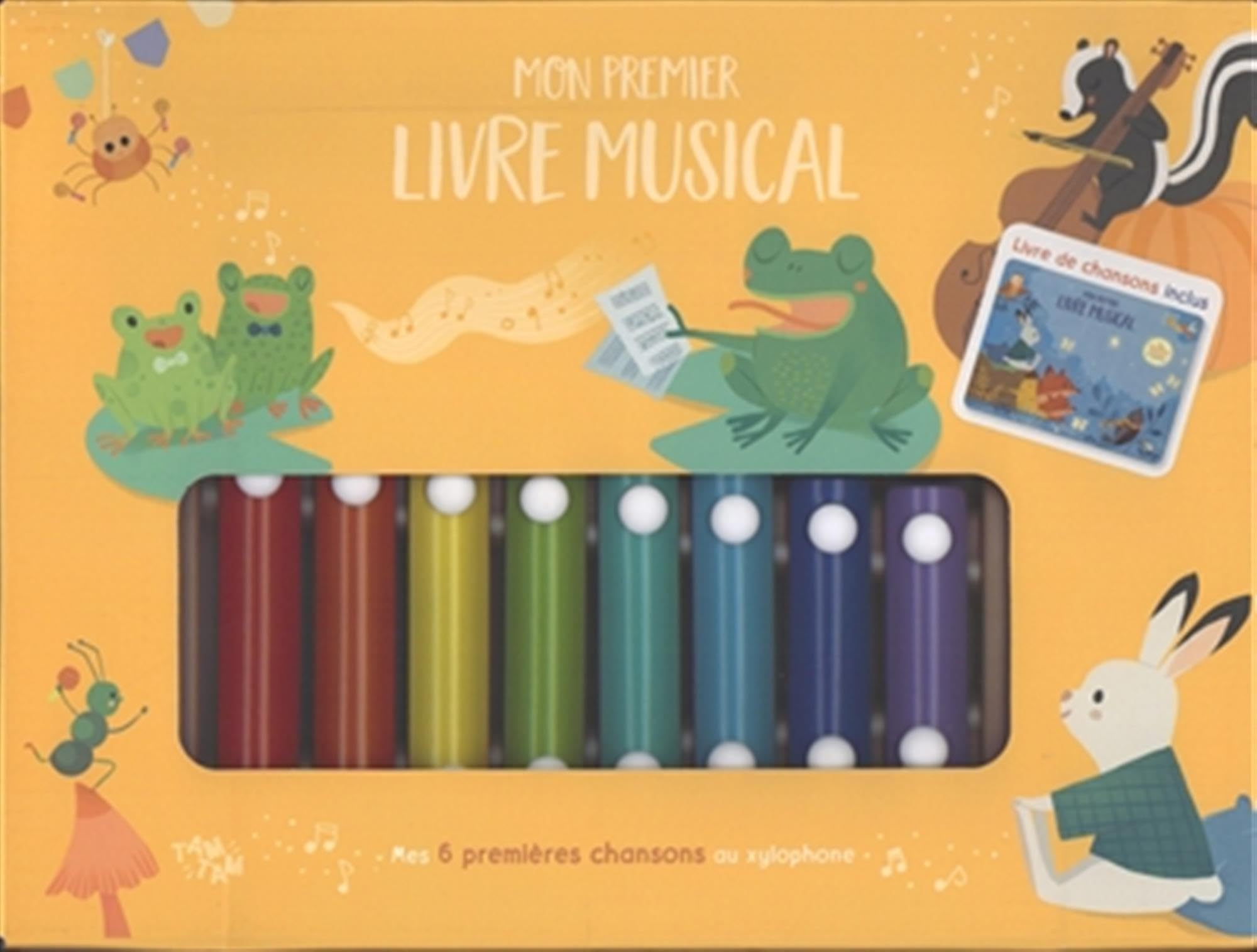 Mes 6 premières chansons au xylophone - Mon premier livre musical 9789465059617