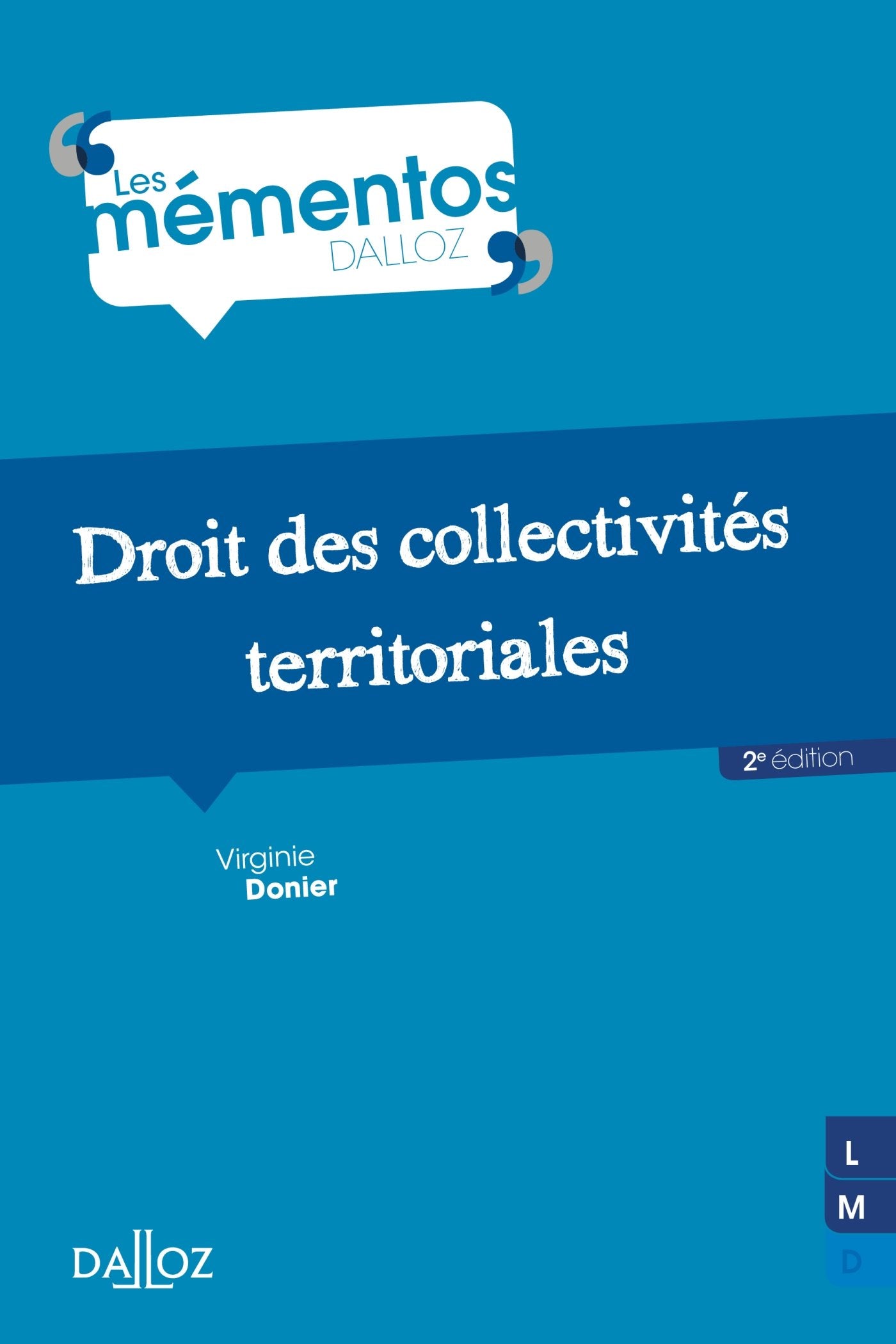 Droit des collectivités territoriales 9782247160846