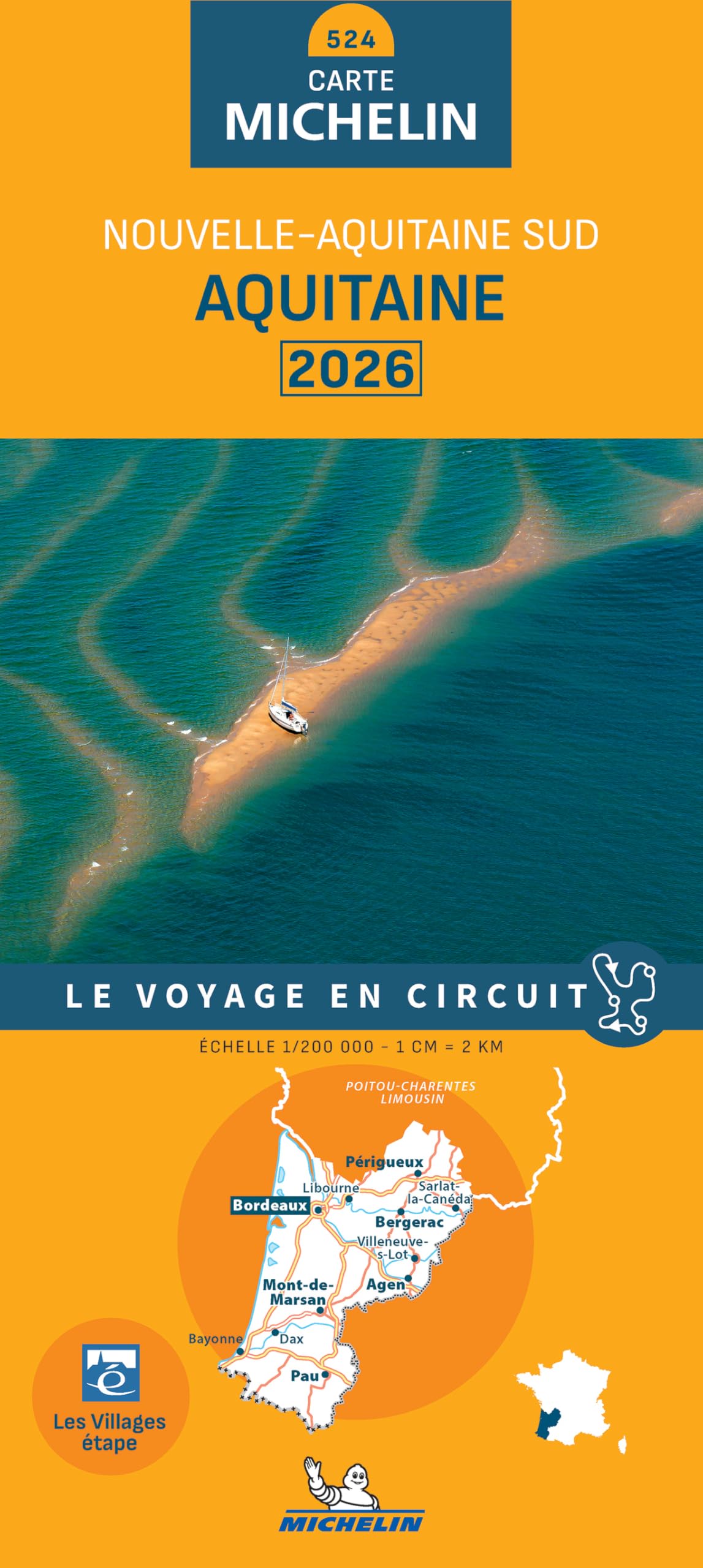 Carte Régionale Aquitaine 2026: Nouvelle-Aquitaine Sud 9782067269361