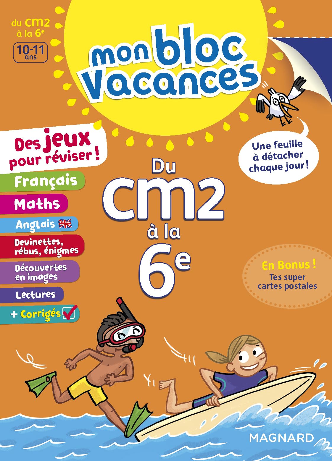 Mon Bloc Vacances : Du CM2 à la 6e- Cahier de vacances 9782210759022