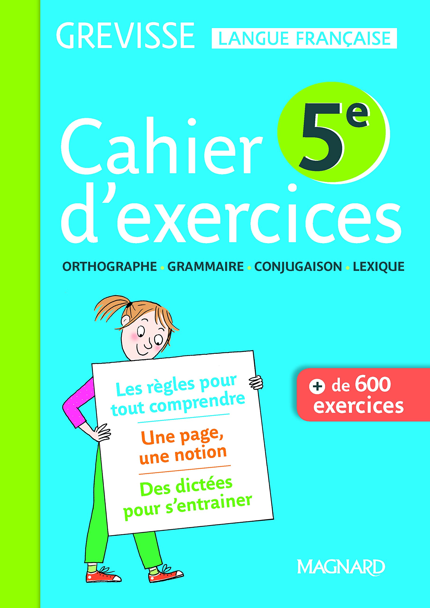 Cahier Grevisse - Français - 5e - Edition 2018 9782210111141