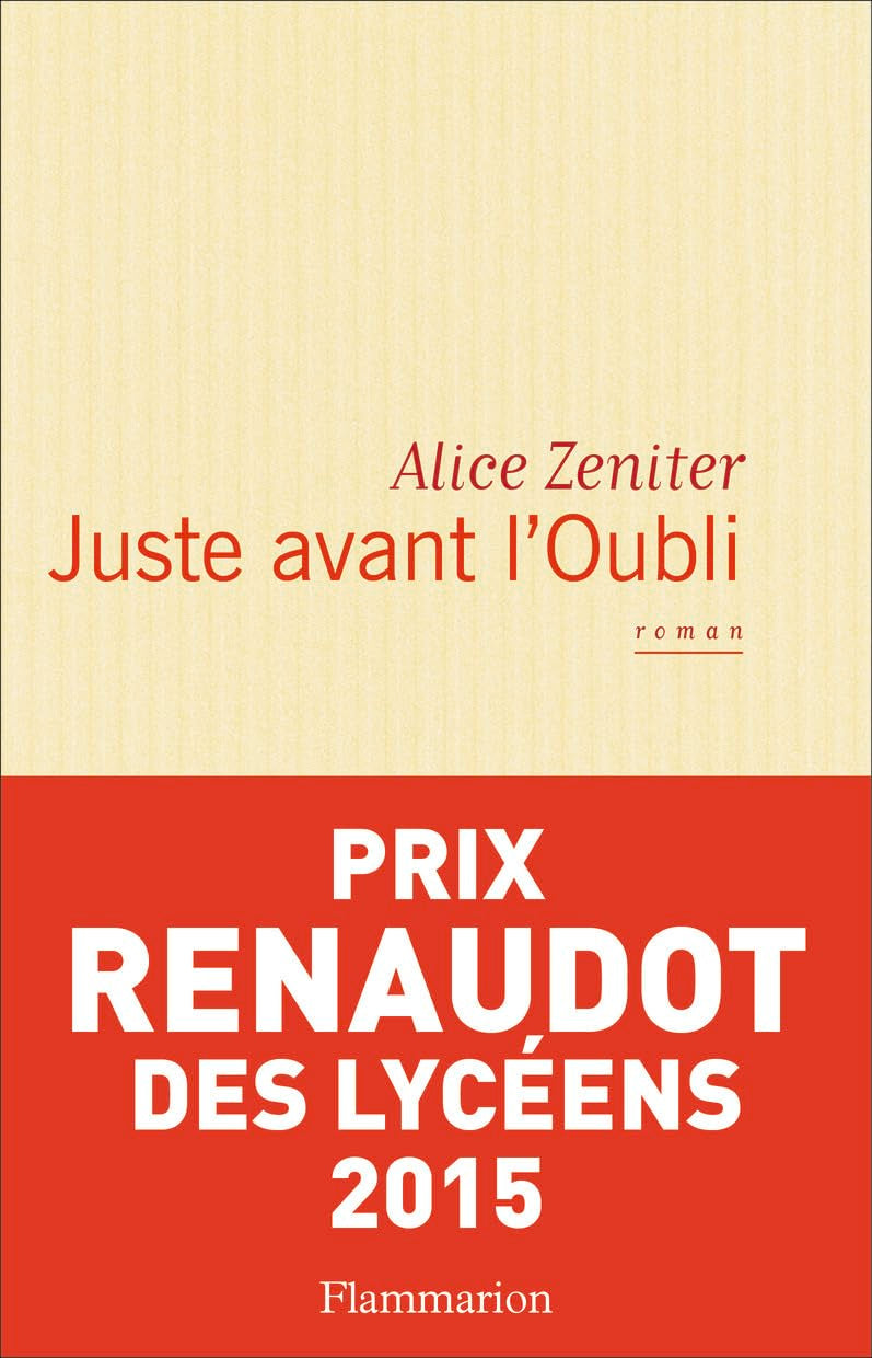 Juste avant l'oubli 9782081334816