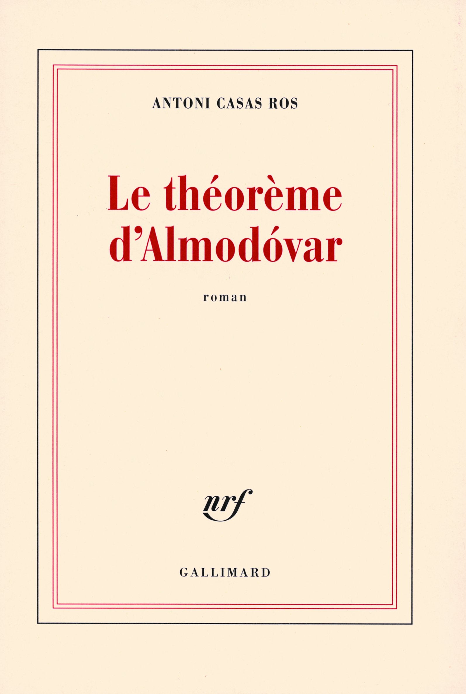 Le théorème d'Almodóvar 9782070119301