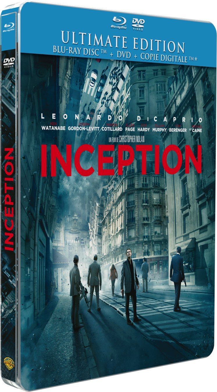Inception [Ultimate Edition boîtier SteelBook-Combo Blu-Ray + DVD] 5051889041535