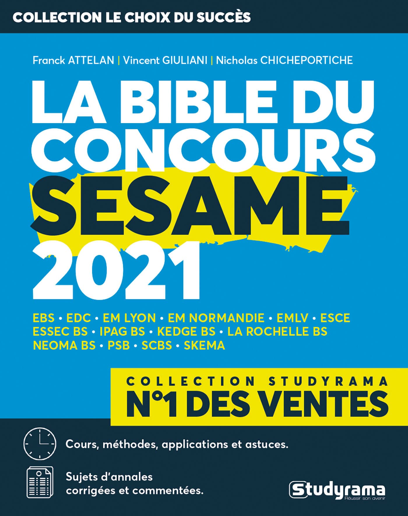 La bible du concours sésame 2021 9782759045556