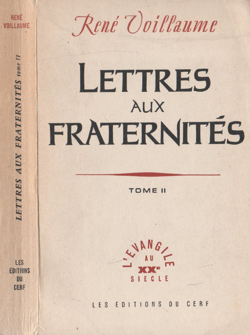 Lettres aux Fraternités - Tome II 