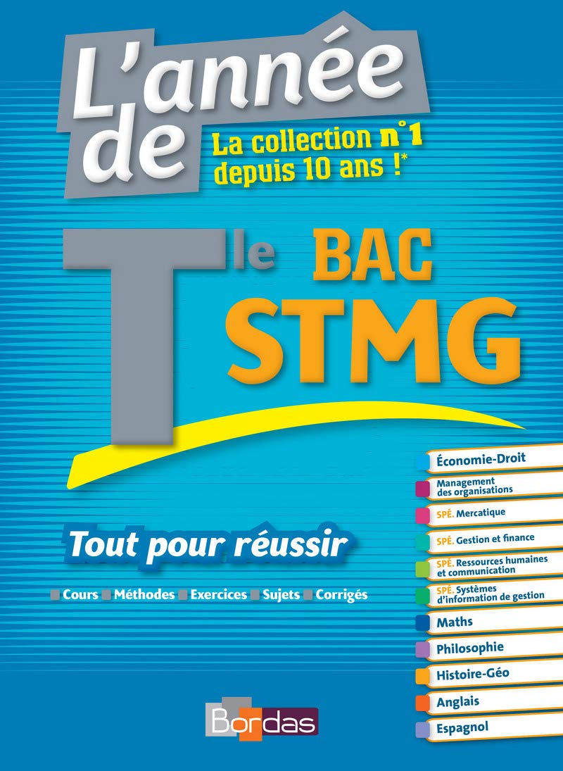 L'Année du Bac Term Stmg - Tout pour Réussir 9782047355008