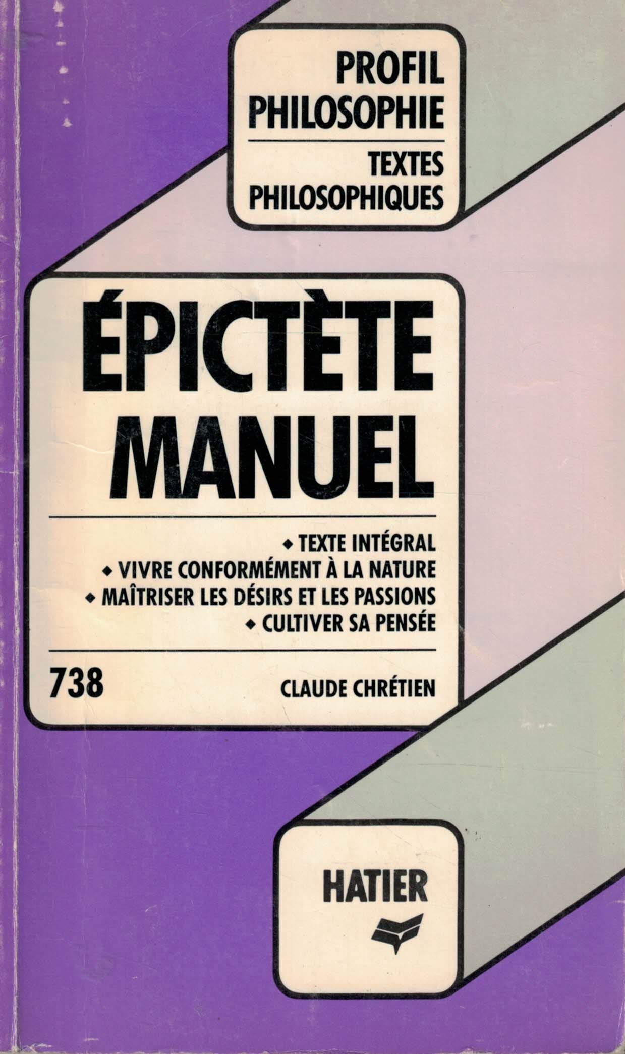 Epictète 9782218016554