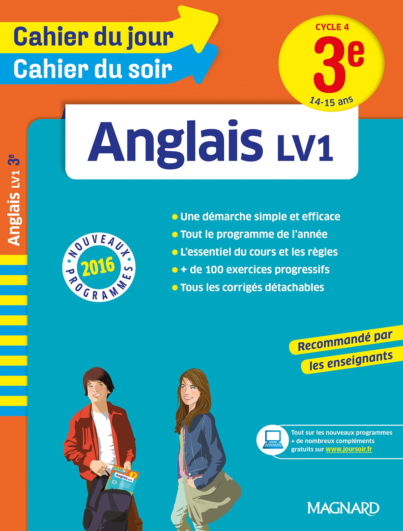 Cahier du jour/Cahier du soir Anglais 3e - Nouveau programme 2016 9782210753518