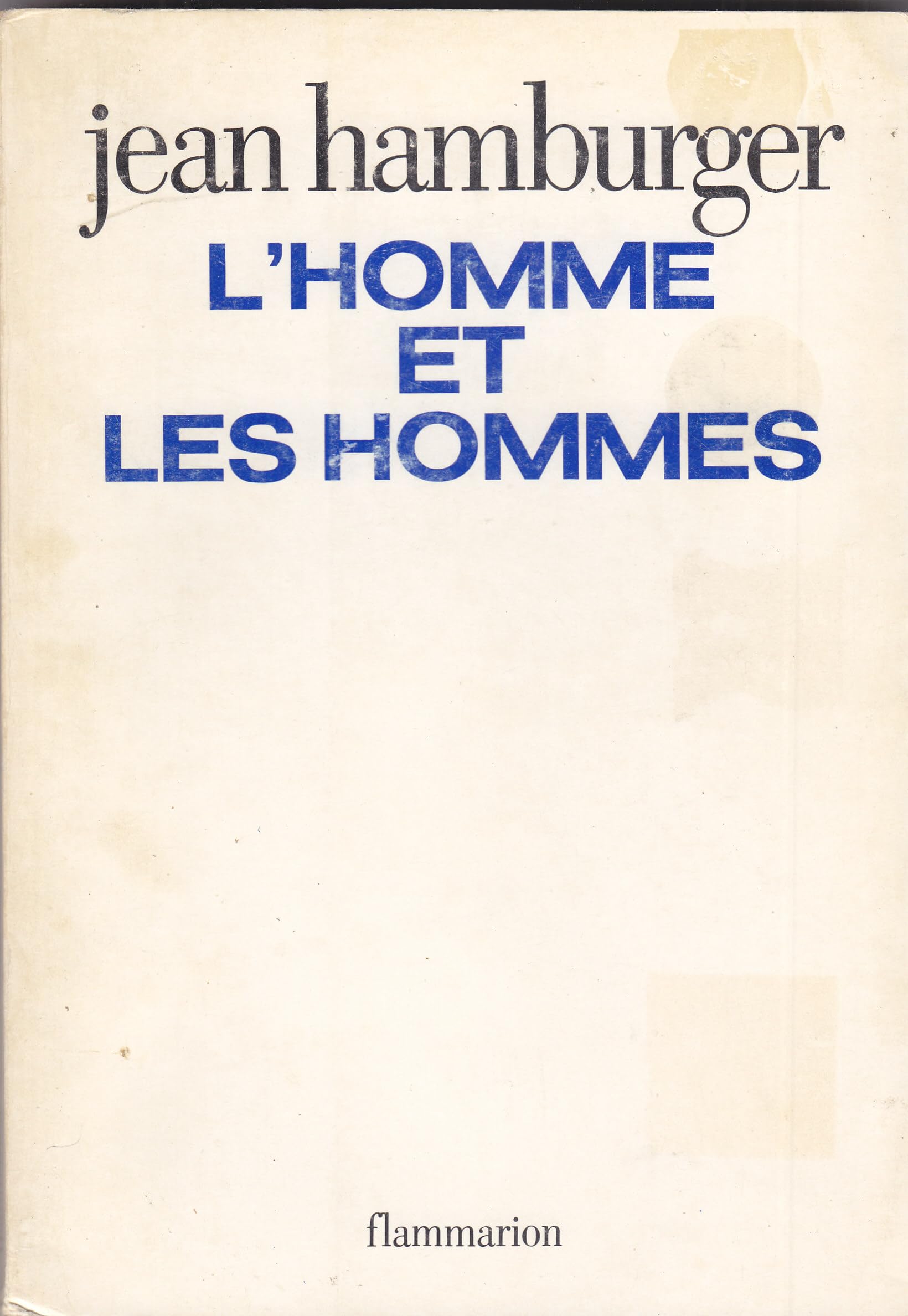 L'Homme et les hommes 9782080608833