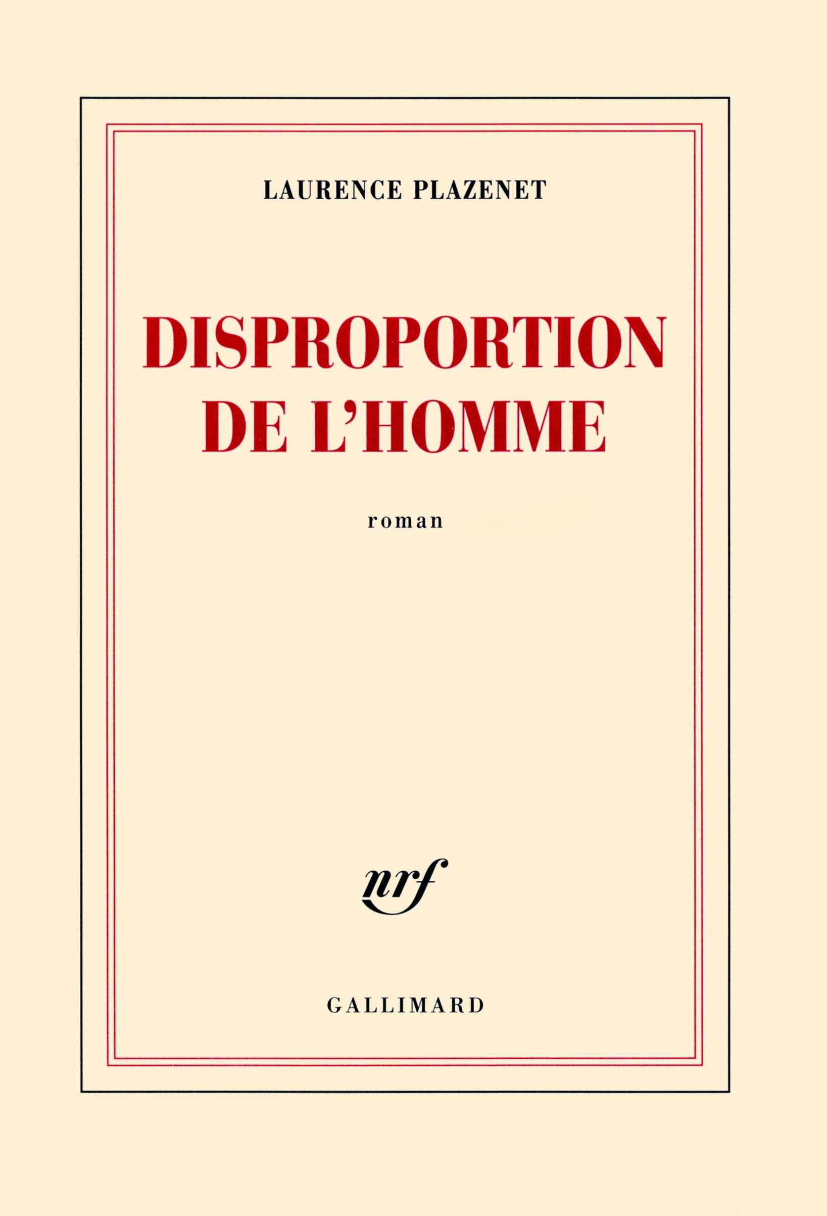 Disproportion de l'homme 9782070130917