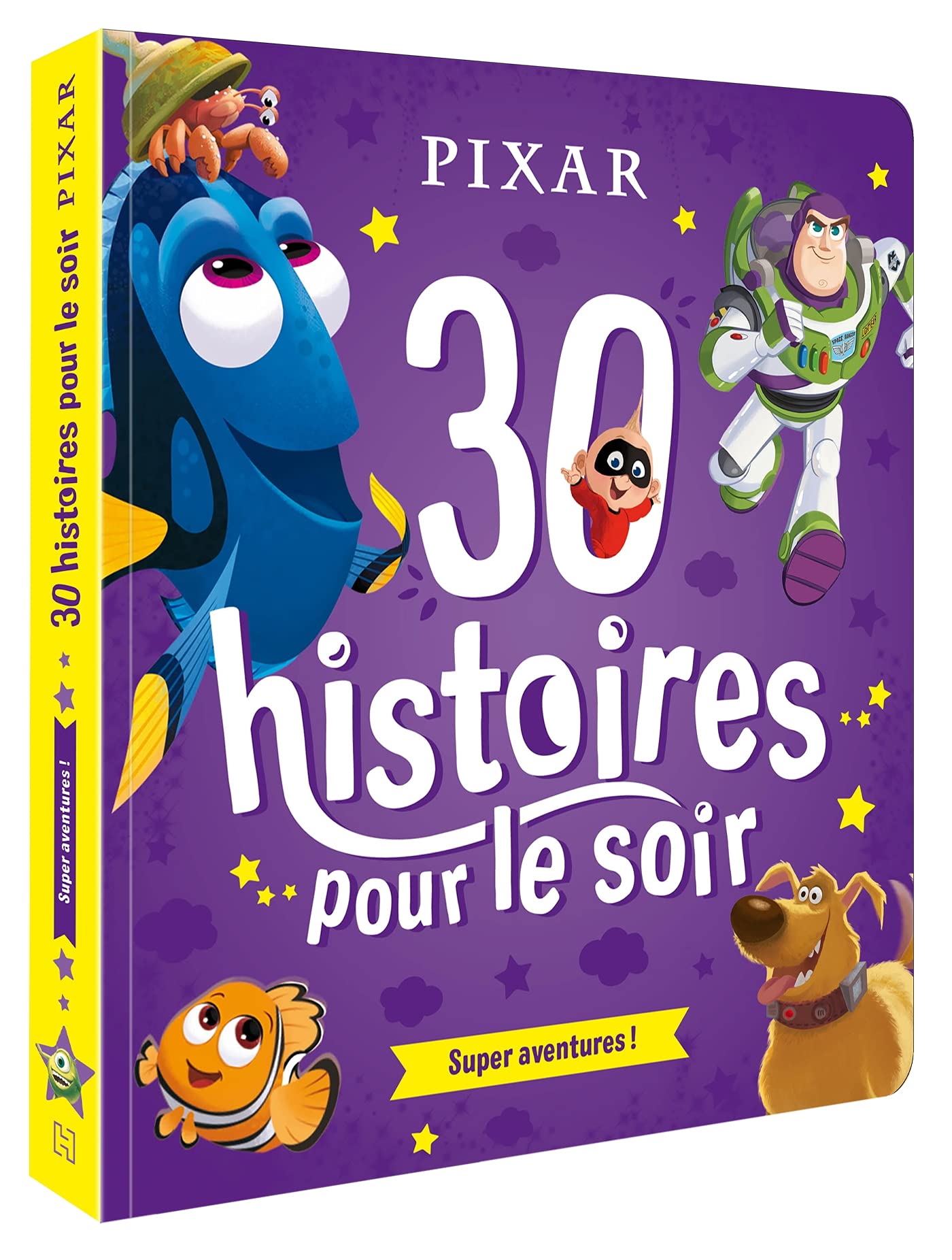 DISNEY PIXAR - 30 Histoires pour le soir - Héros et Aventures 9782017146544