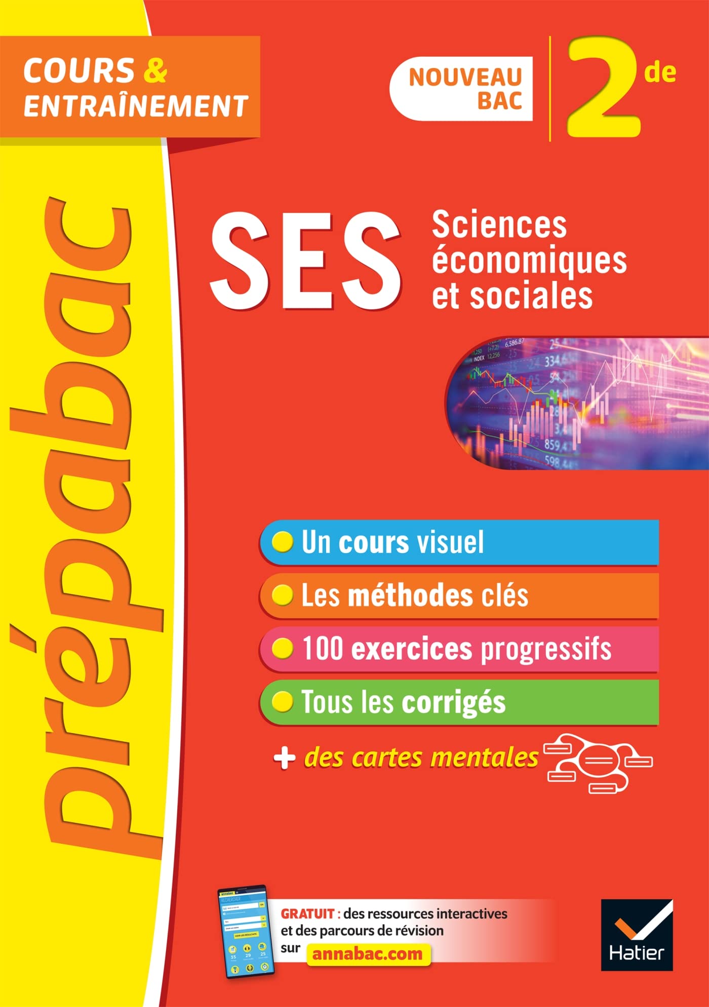Prépabac SES 2de: nouveau programme de Seconde 9782401052833