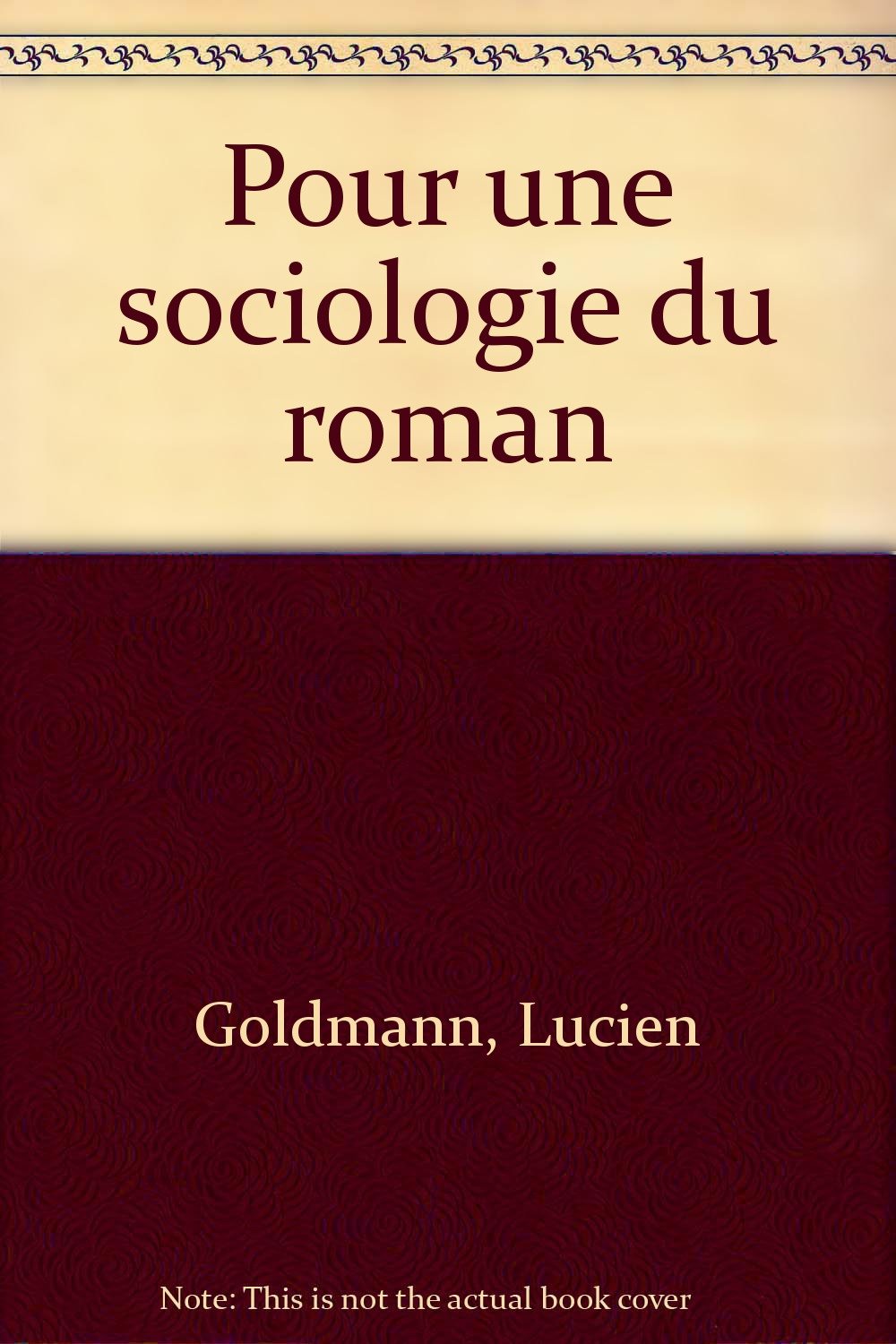 Pour une sociologie du roman 9782070350933