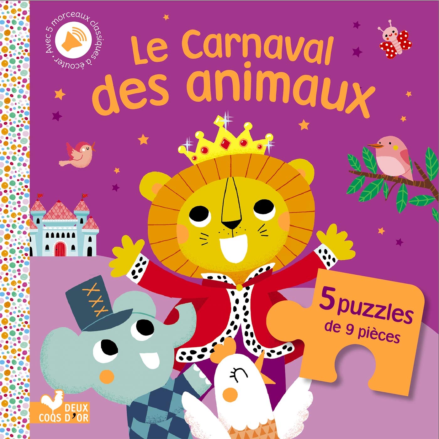 Le carnaval des animaux - livre puzzle 9782017863496