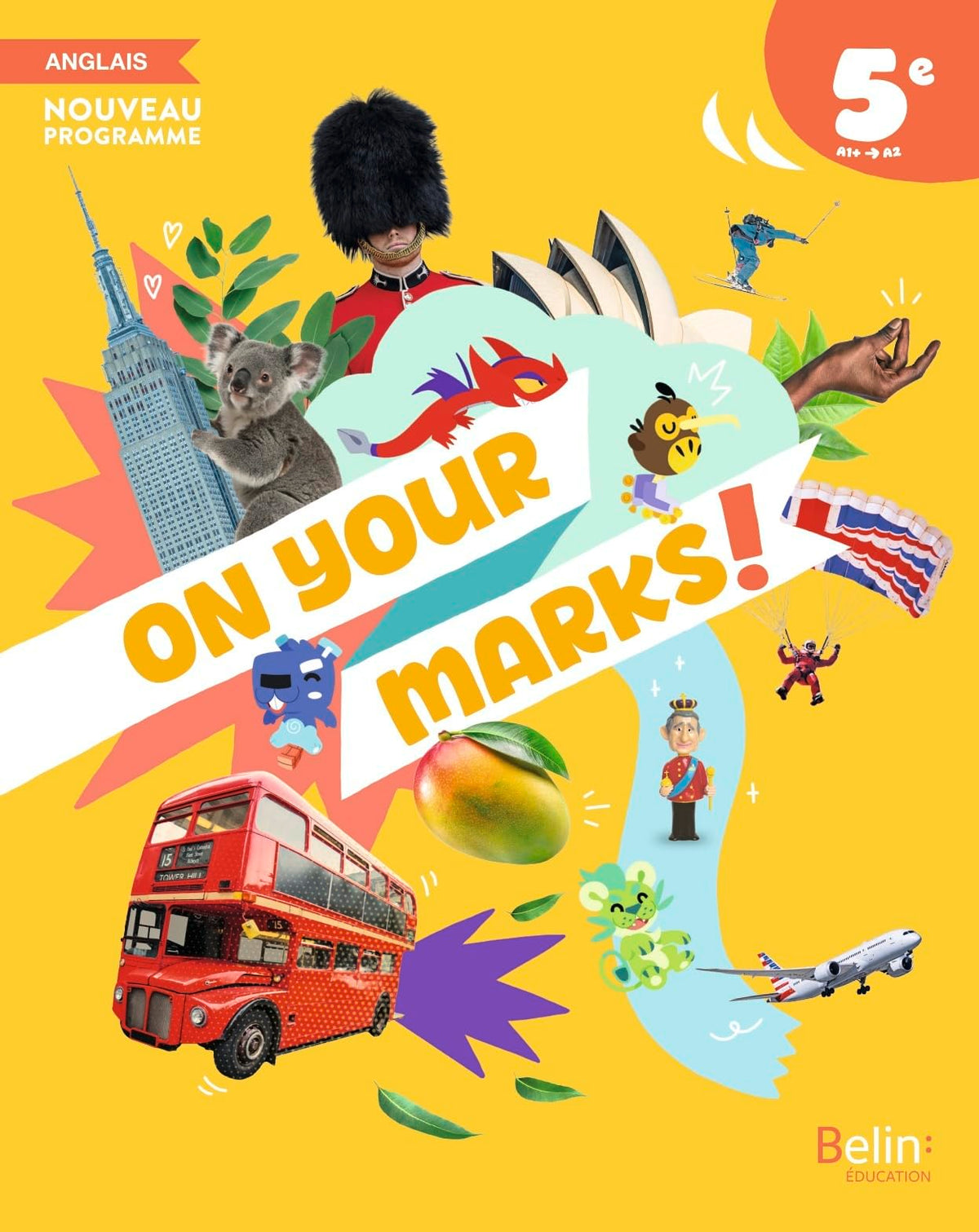 Manuel Anglais 5e On your marks!: Manuel élève 9791035845858