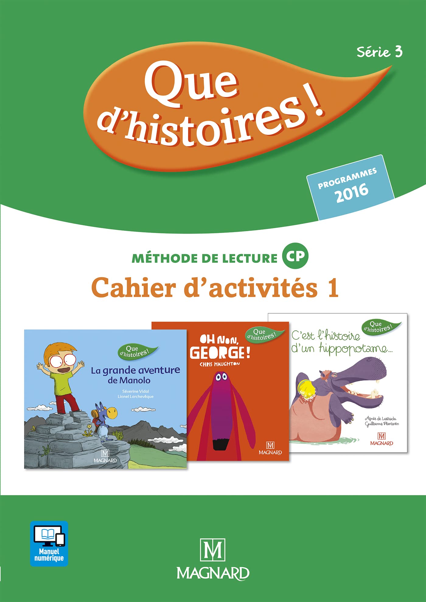 Que d'histoires ! CP Série 3 (2016) - Cahier d'activités 1 + Mémo des sons 9782210501874