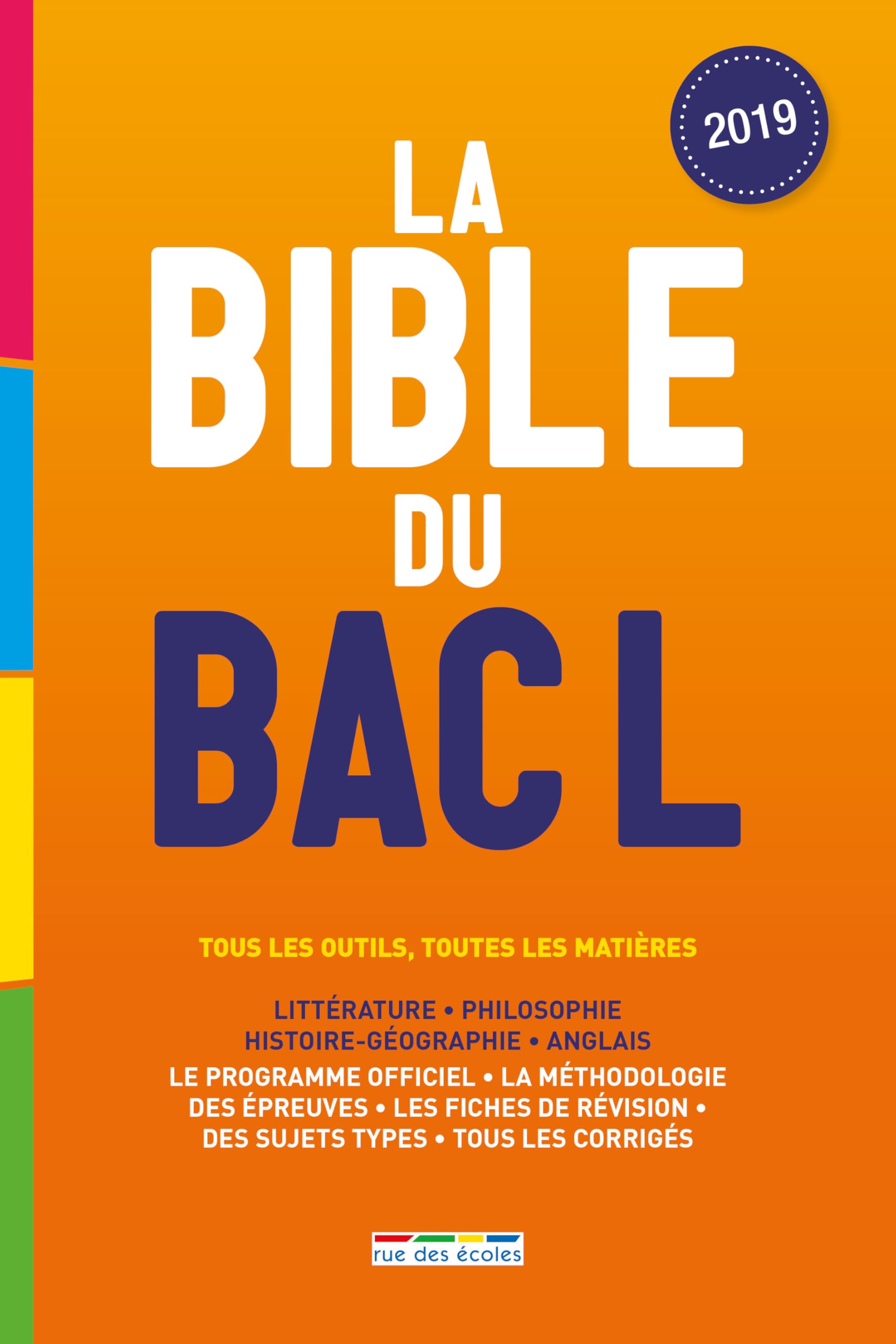 La bible du bac L 2019 9782820809100