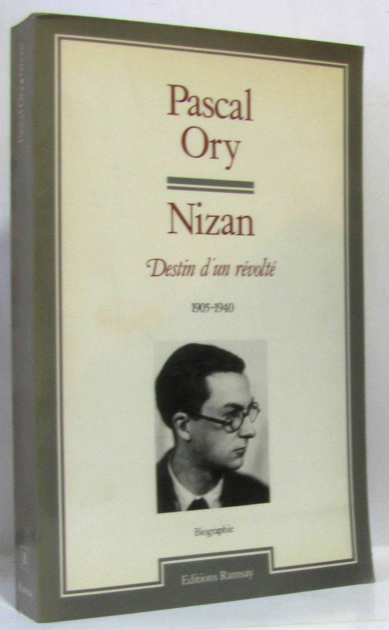 Nizan : destin d'un revolte 9782859561888