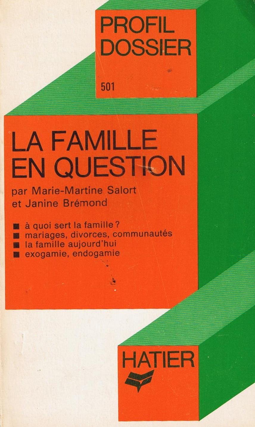 FAMILLE EN QUESTION 9782218040757