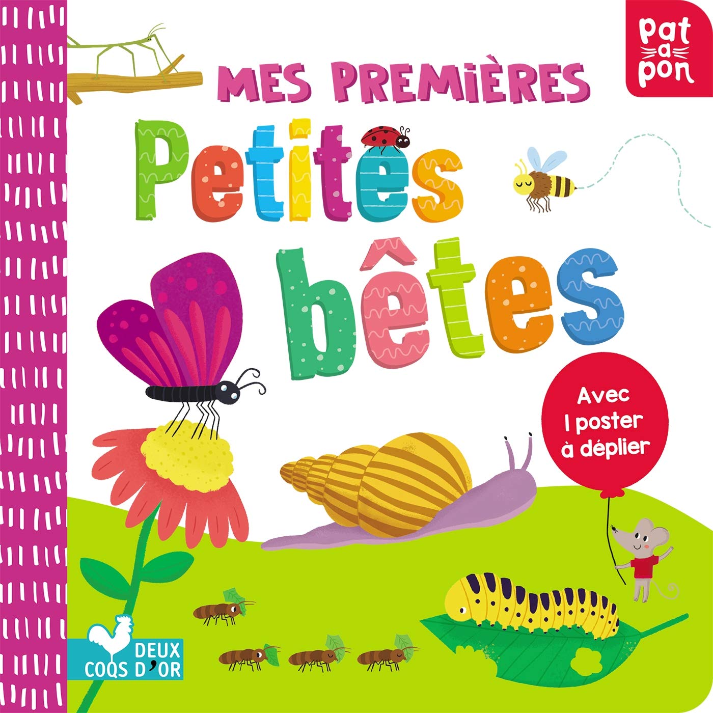 Mes premières petites bêtes - livre avec poster à déplier 9782017079798