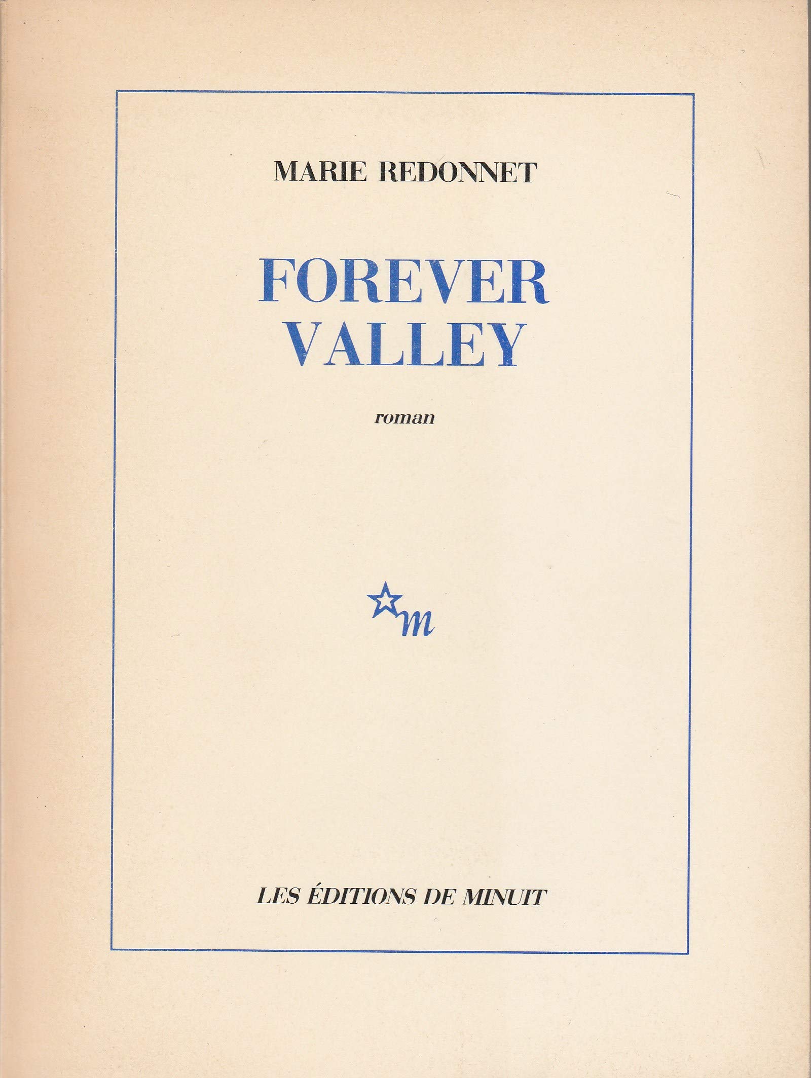 Forever Valley 9782707311092