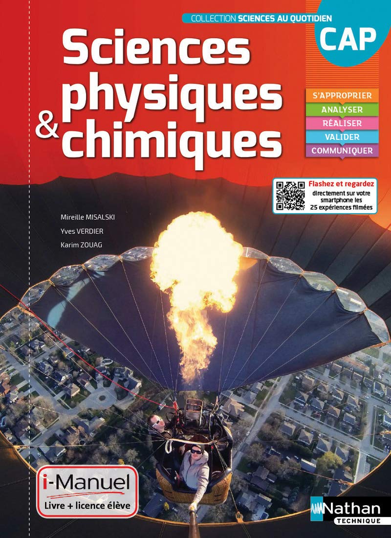 Sciences physiques et chimiques CAP 9782091637228