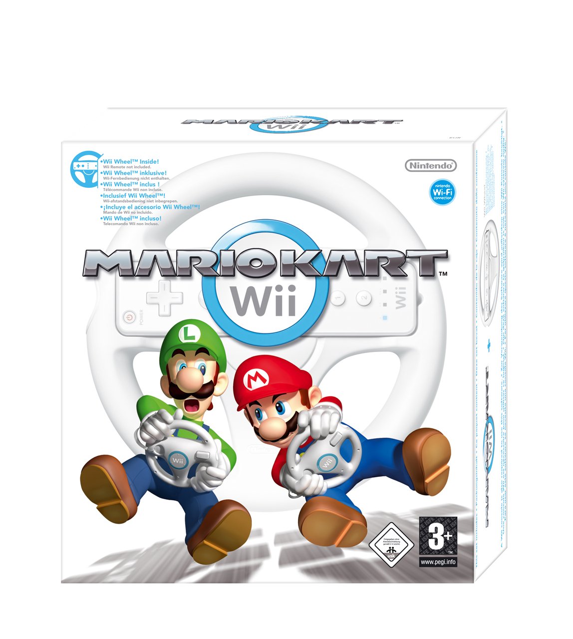Mario Kart Wii + volant wii wheel 3610170008255