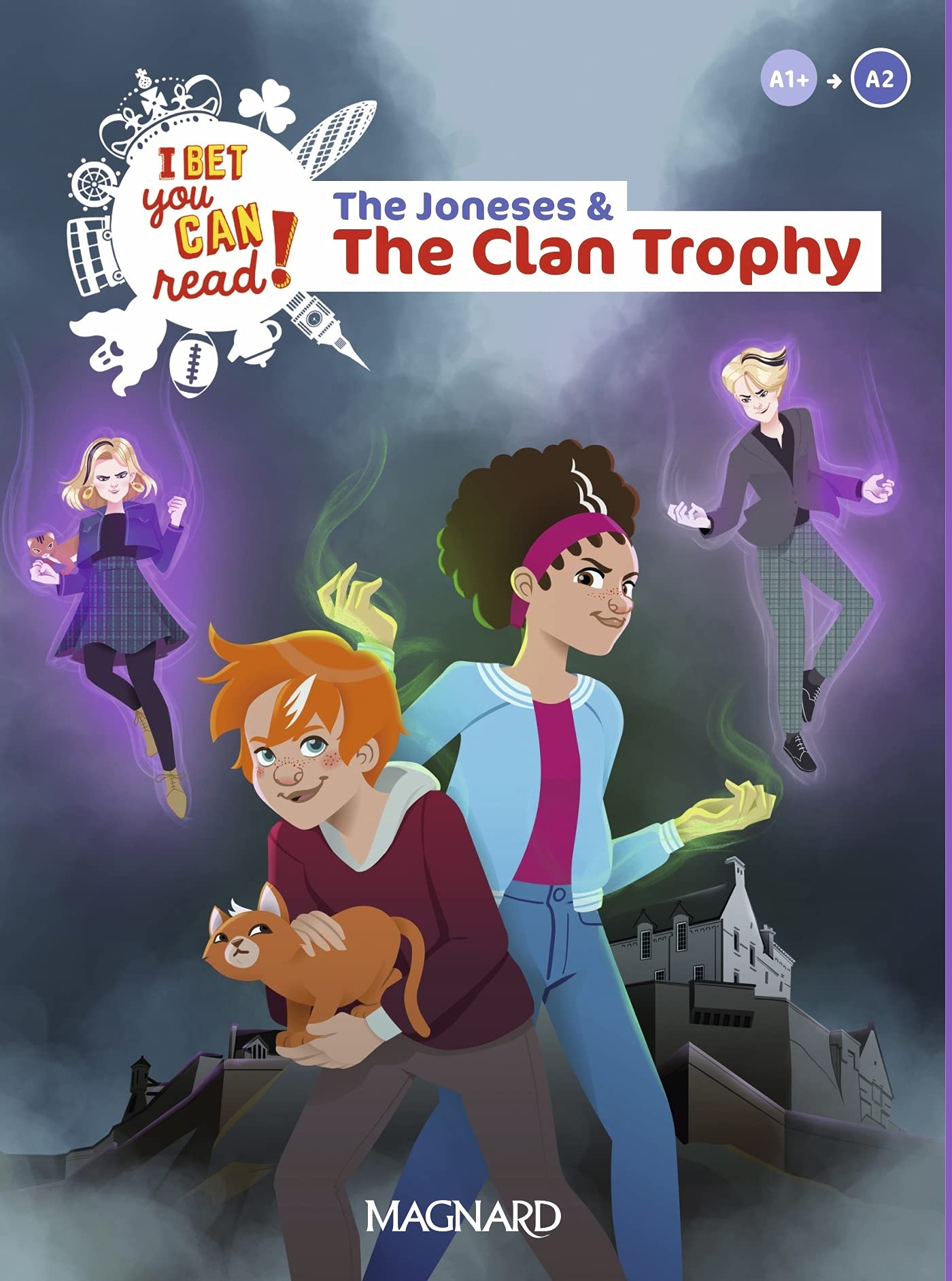 The Joneses and the Clan Trophy - Lecture A1+/A2 Anglais – I Bet you can read 9782210115682