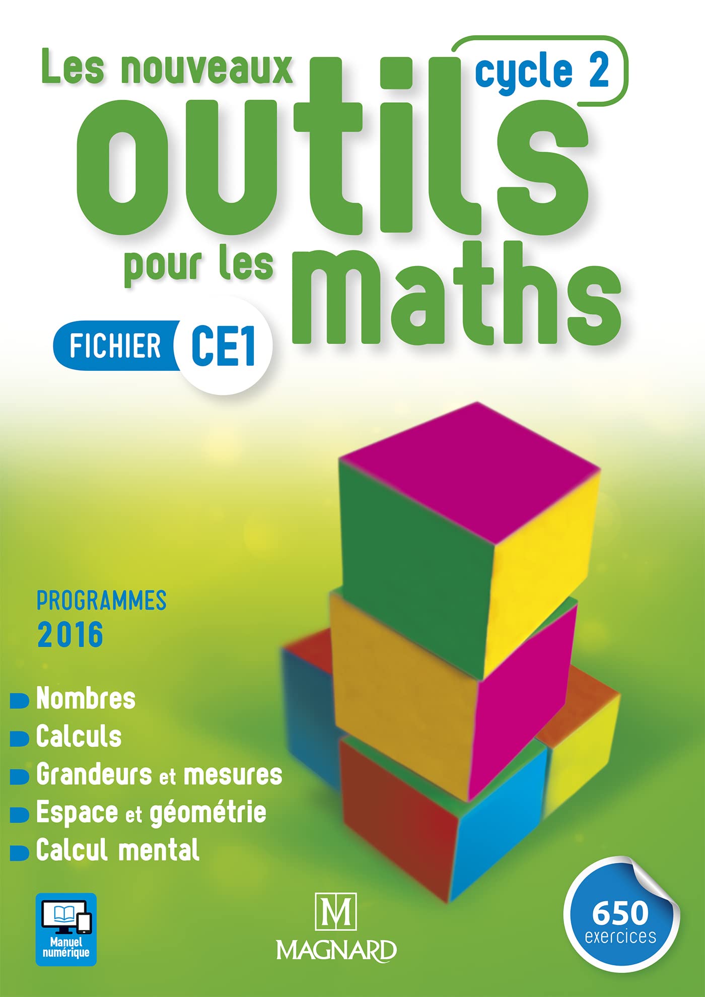 Les Nouveaux Outils pour les Maths CE1 (2016) - Fichier de l'élève 9782210501980