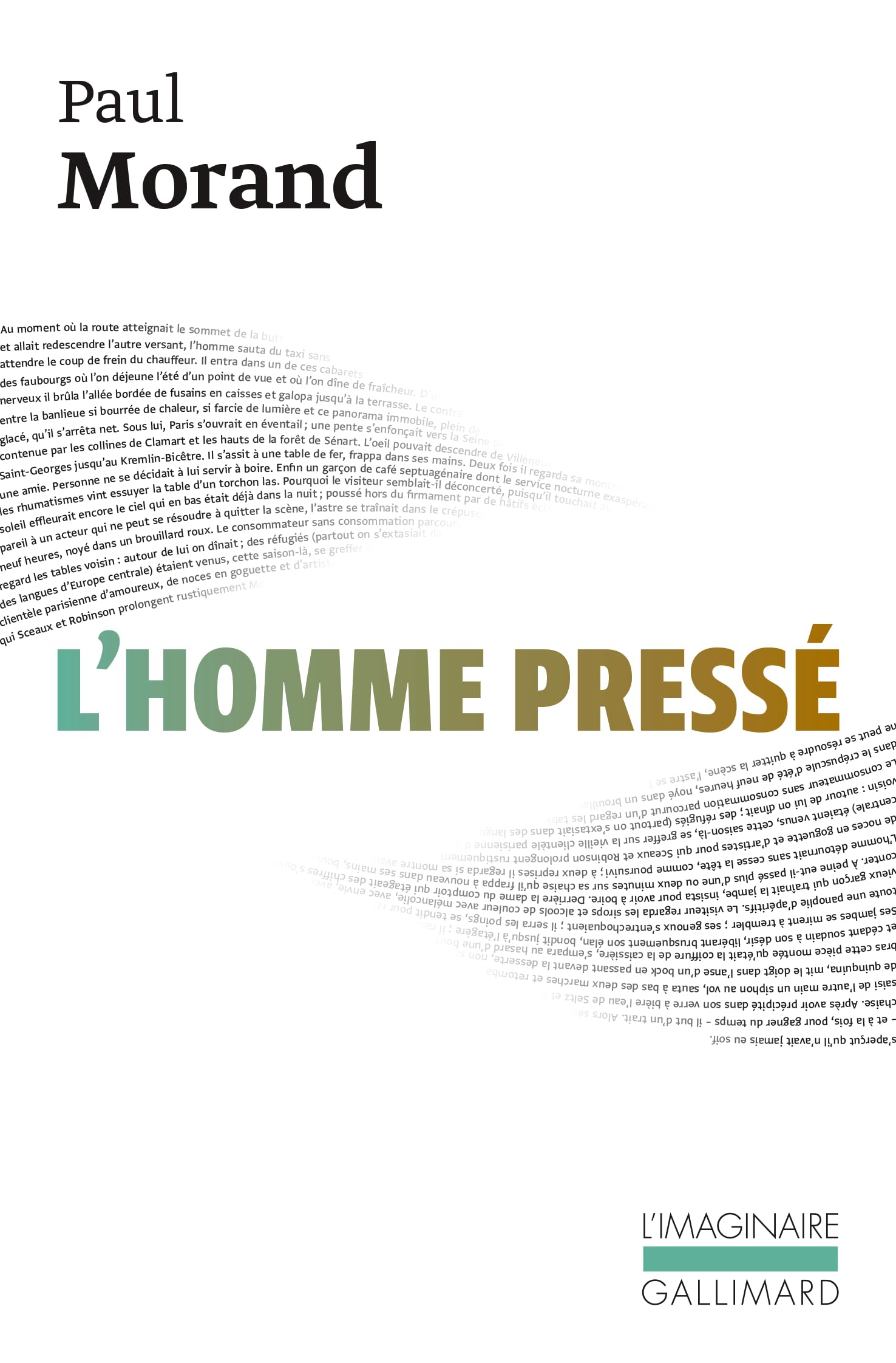 L'homme pressé 9782070720651