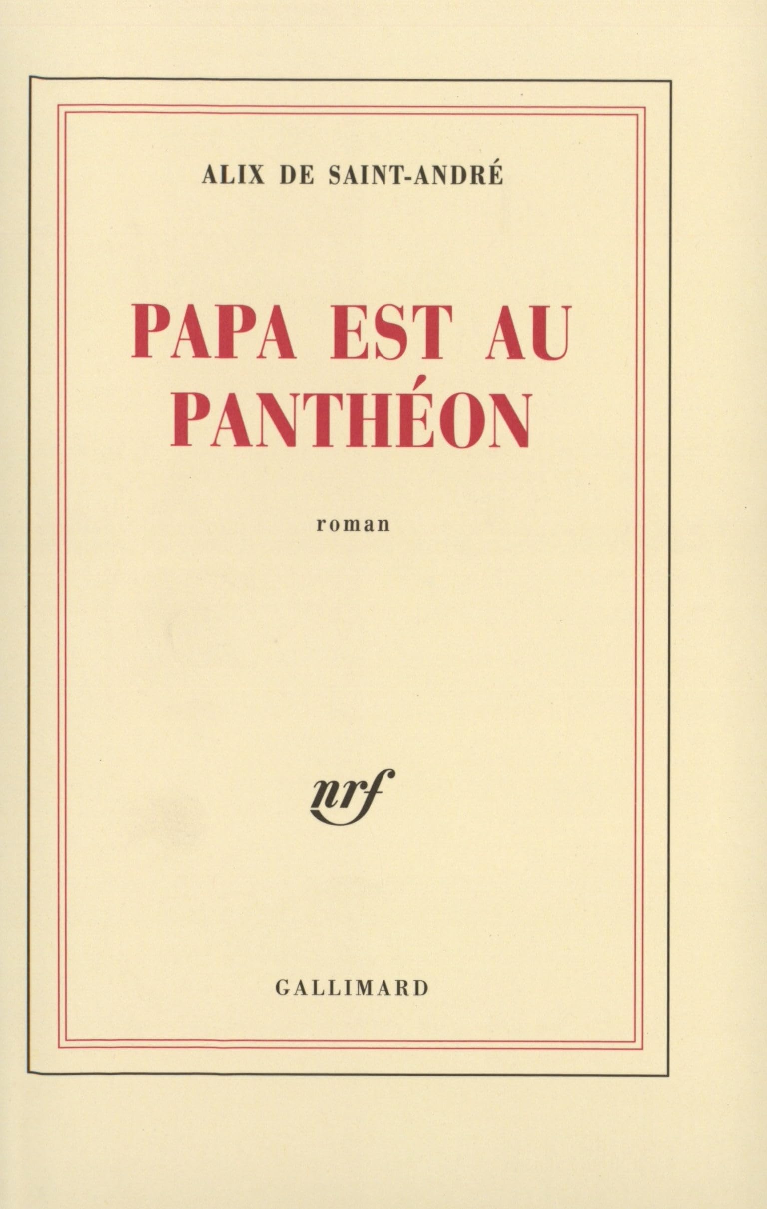 Papa est au Panthéon 9782070760190