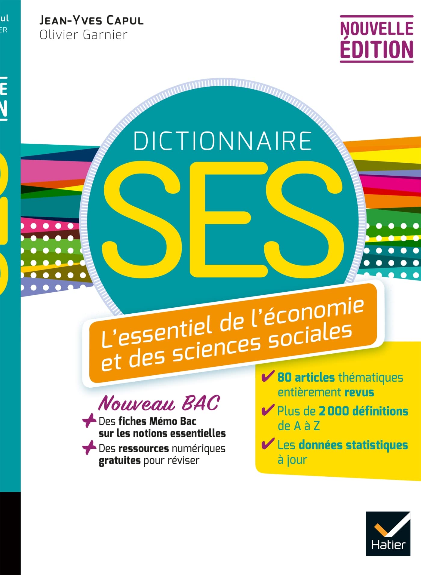 Dico SES - Dictionnaire d'économie et de sciences sociales - Ed. 2020 9782401063471