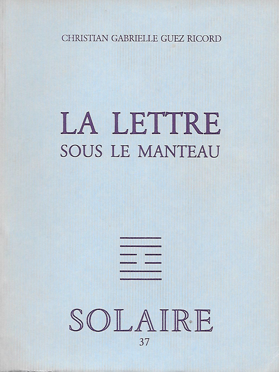 La Lettre sous le manteau 