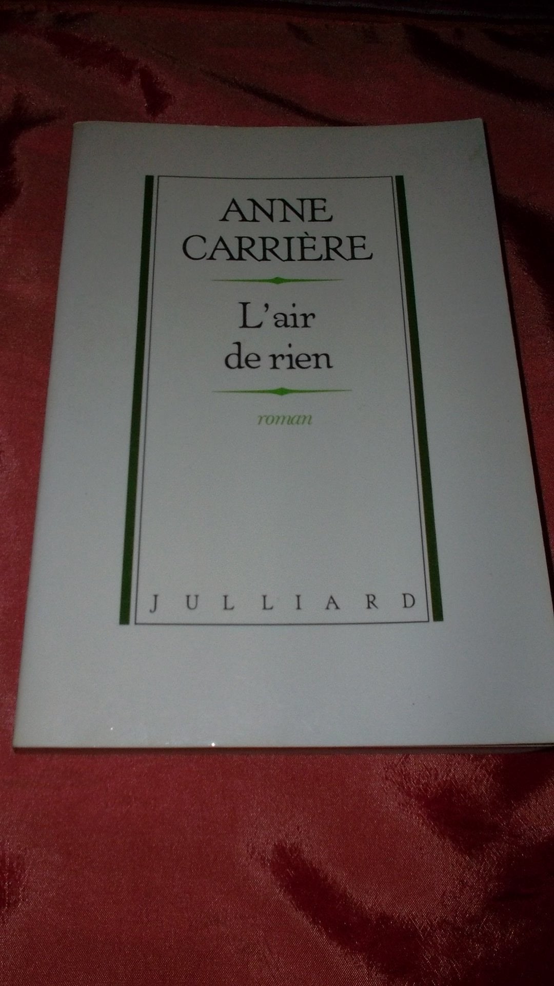 AIR DE RIEN 9782260006107