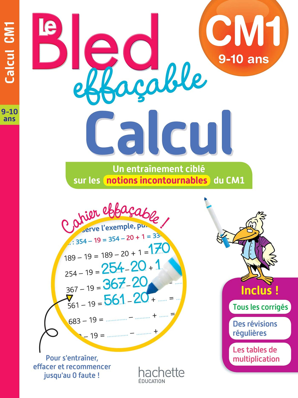 Bled effaçable Calcul CM1 9782017069591