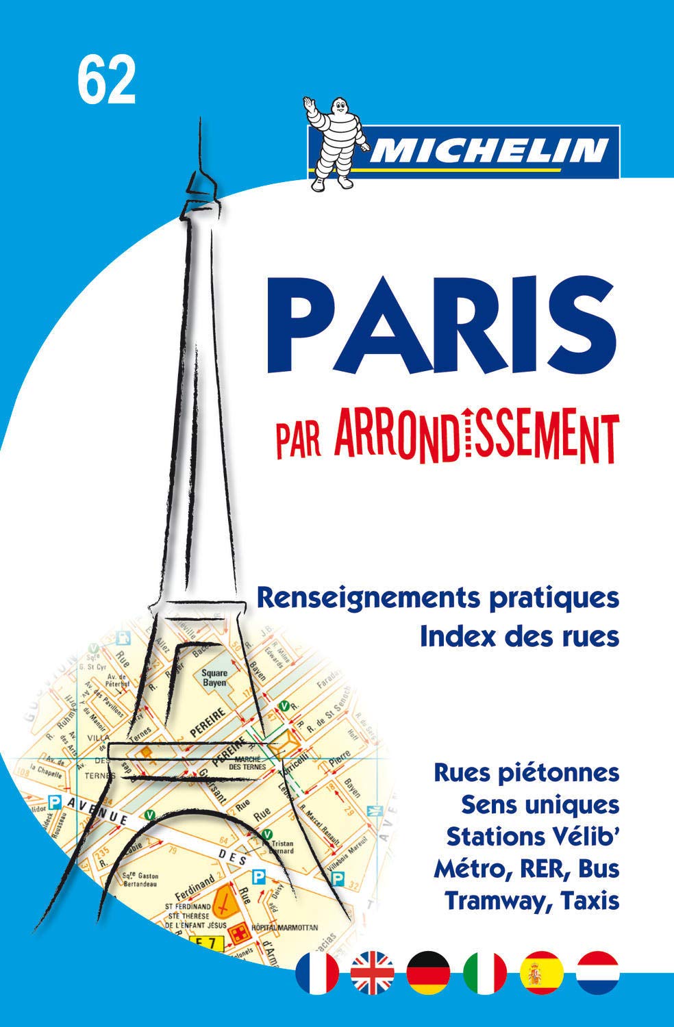 Plan de Paris par arrondissement agraff 9782067150522