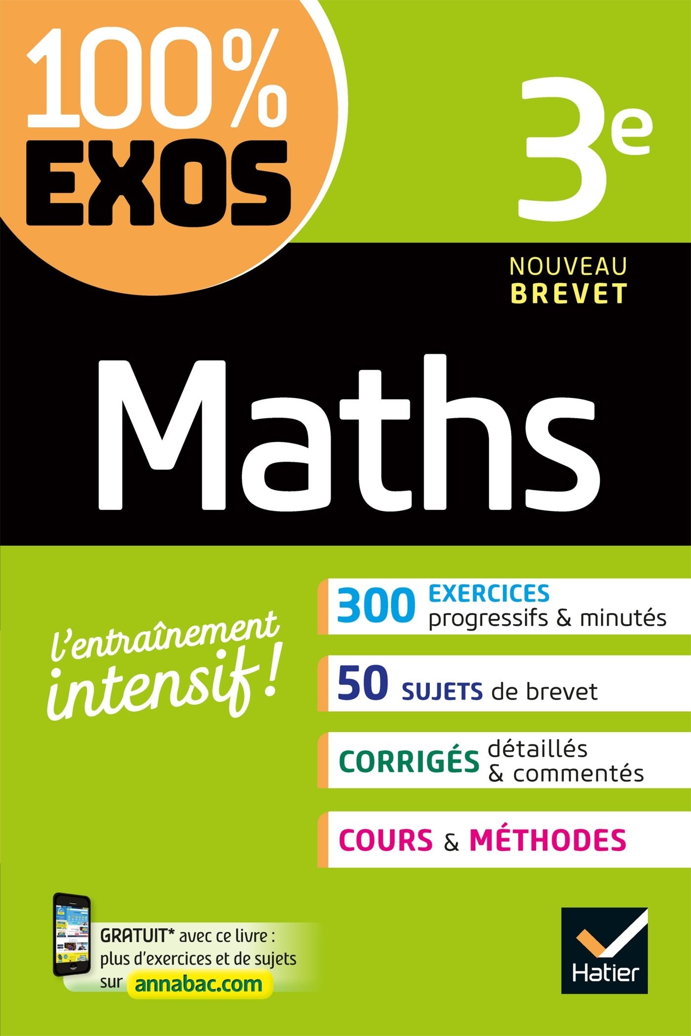 Maths 3e: exercices résolus - Troisième 9782401044609