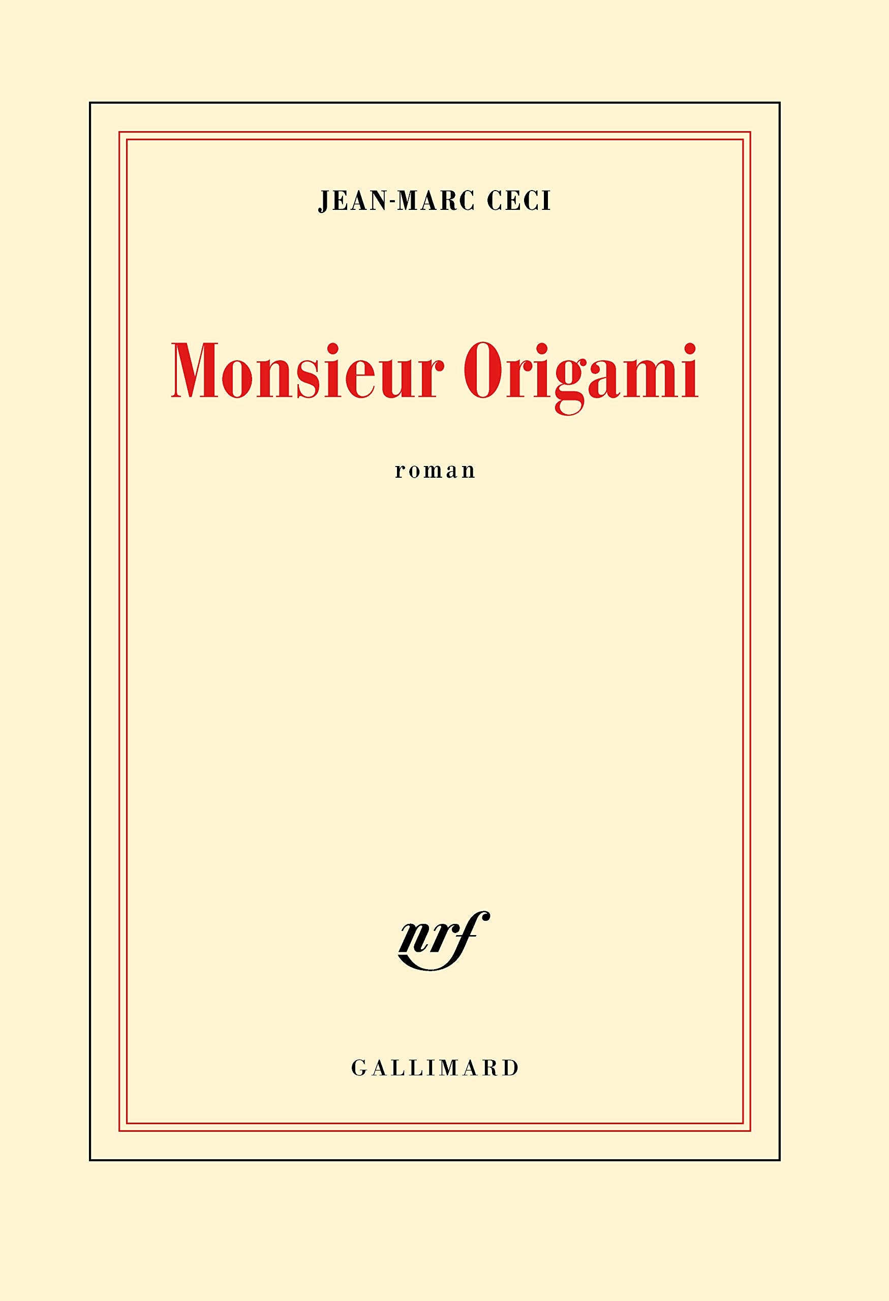 Monsieur Origami 9782070197729