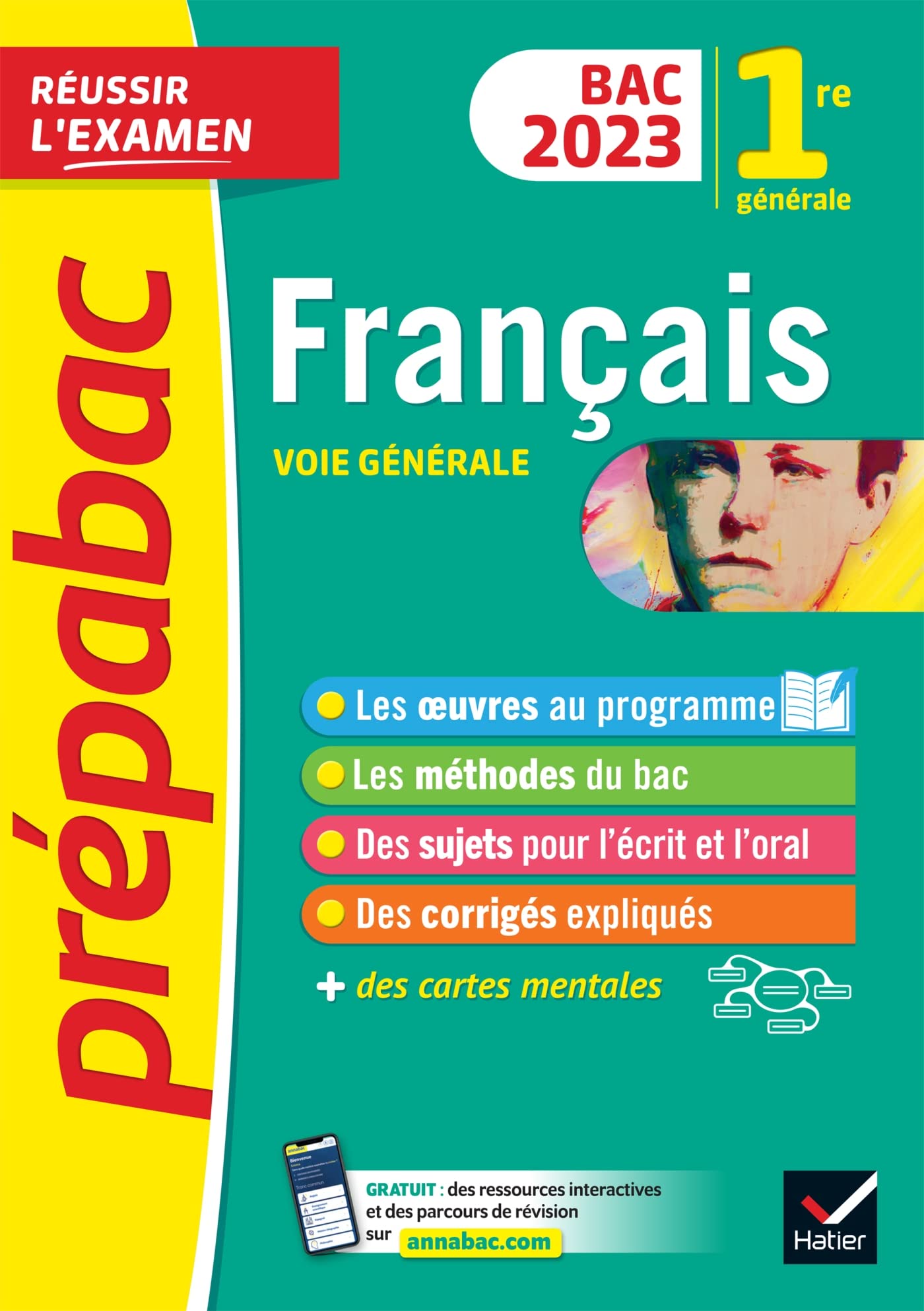 Prépabac Français 1re générale - Bac de français 2023 (écrit & oral): avec les oeuvres au programme 2022-2023 9782401086715