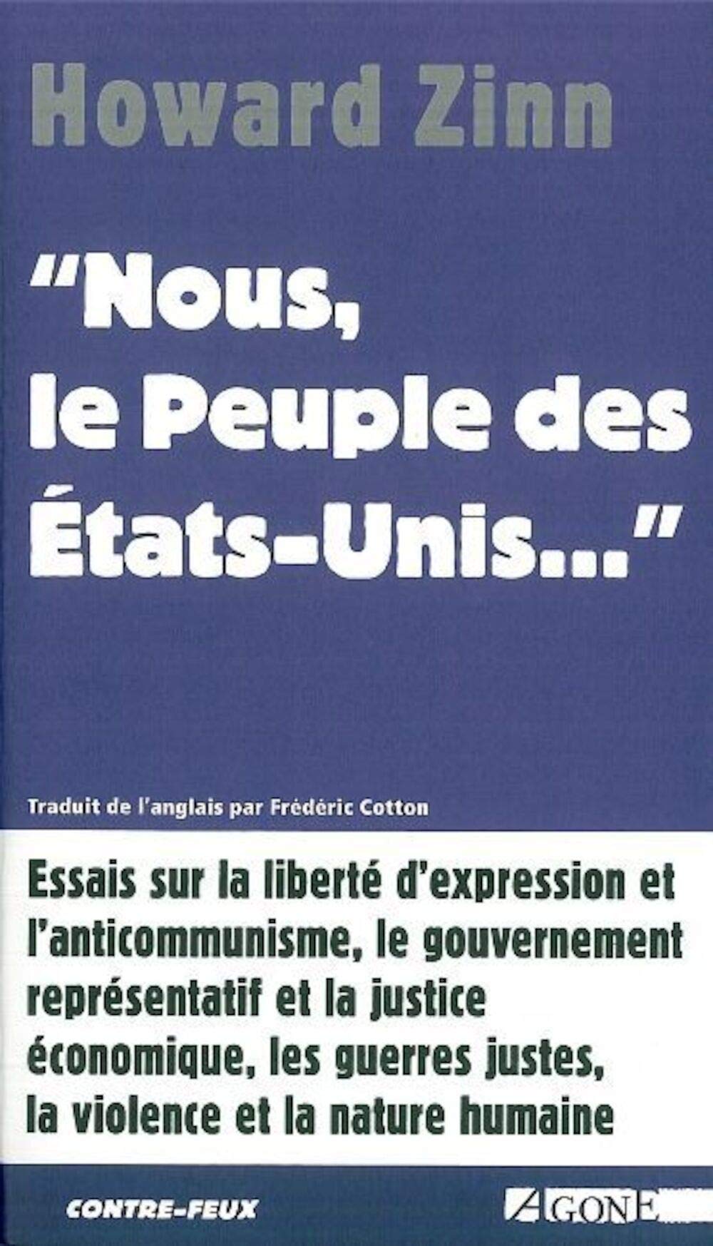 Nous,Le Peuple des États-Unis ... 9782748900293