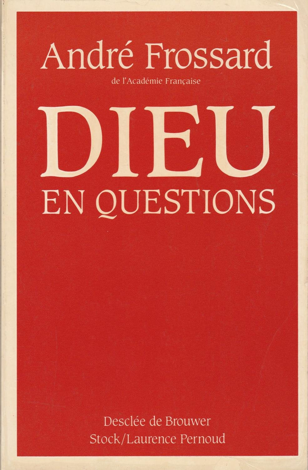 Dieu en questions 9782220031323