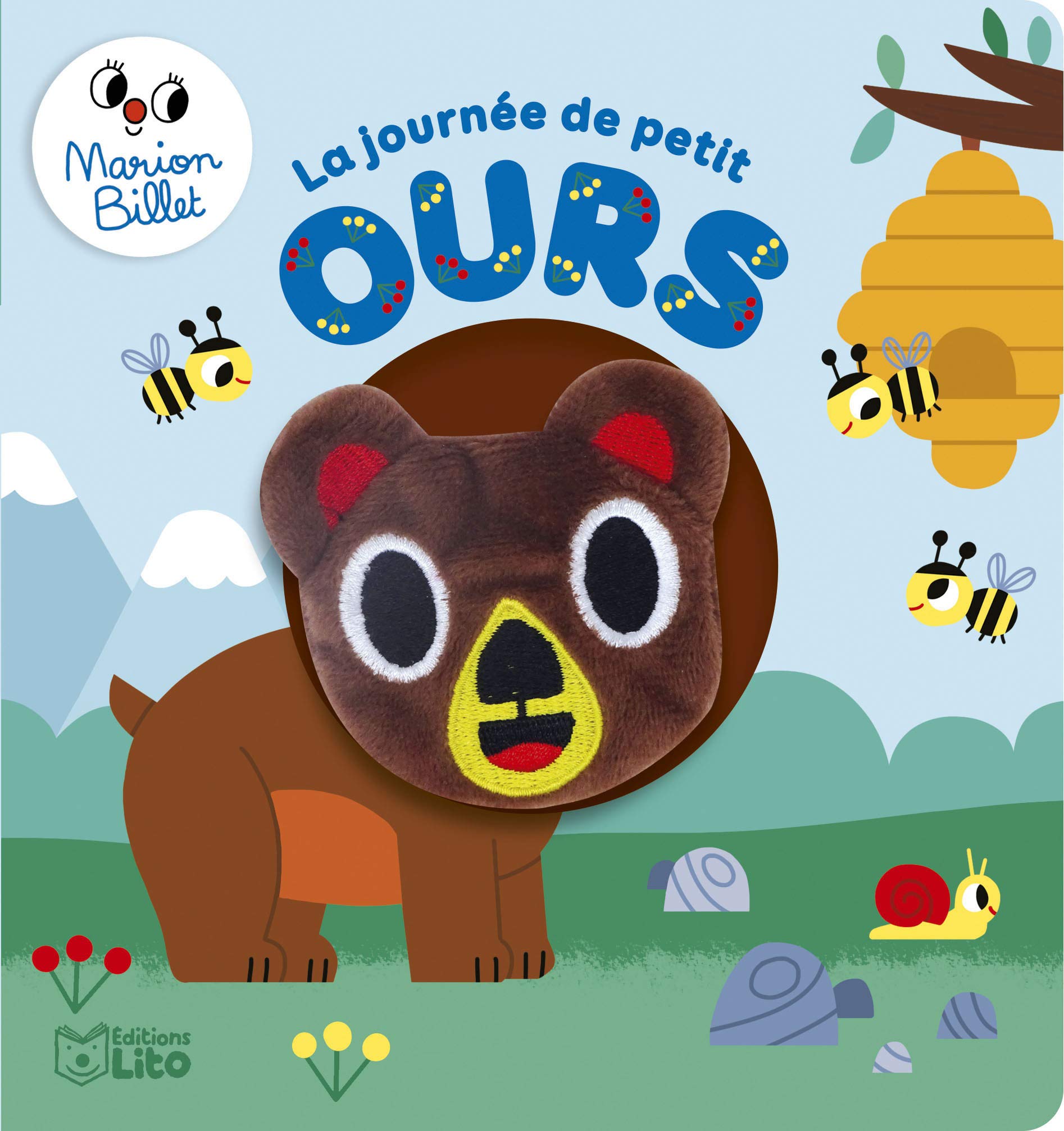 Livre marionnette: La journée de petit ours- Dès 1 an 9782244304724