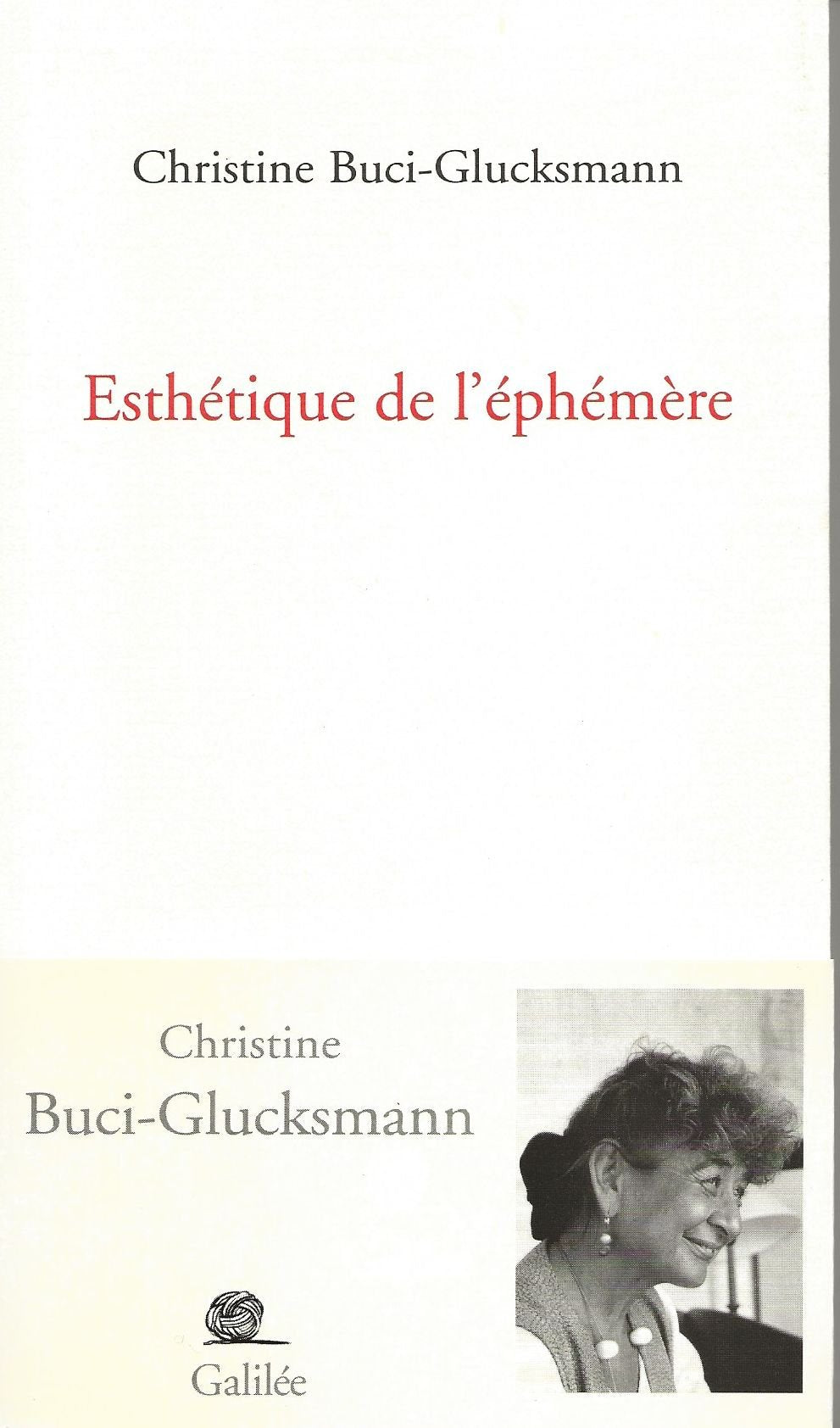 Esthétique de l'éphémère (0000) 9782718606224