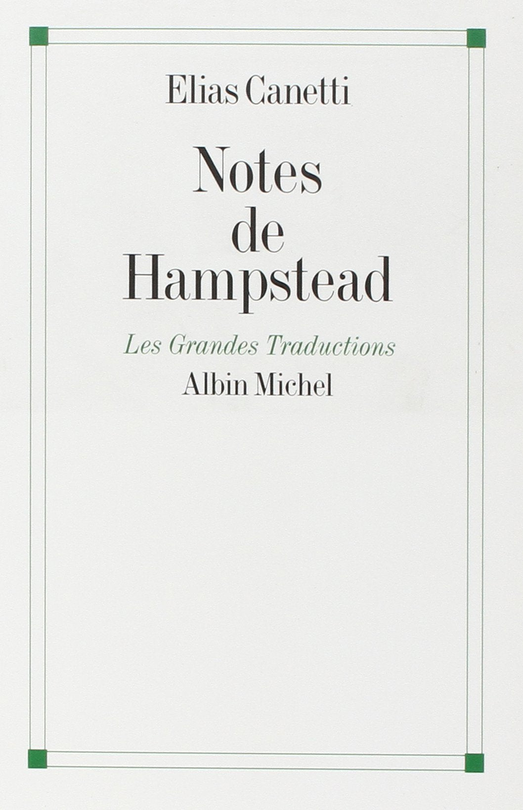Notes de Hampstead: 1954-1971 9782226095145