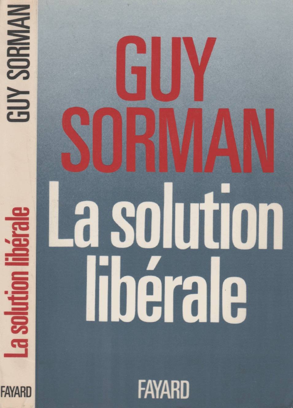 La solution libérale 9782213014661