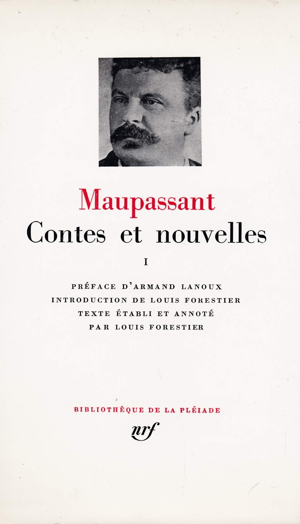 Contes et nouvelles (Bibliothèque de la Pléiade) 